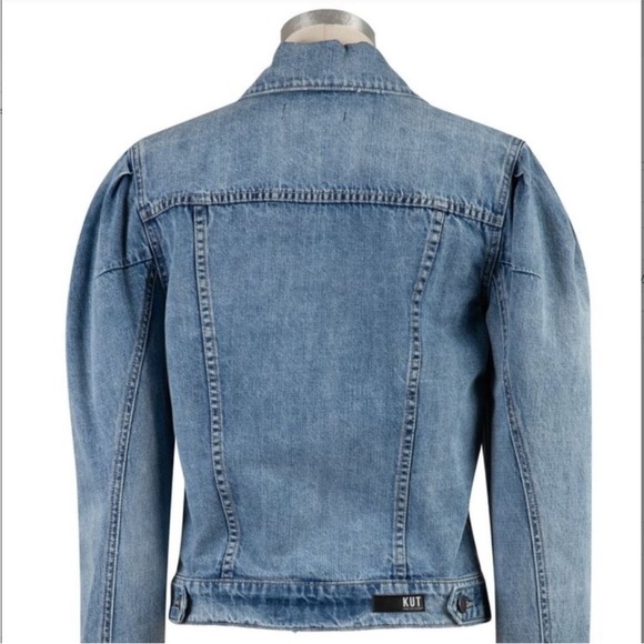 Kut from the Kloth Blue Denim Jacket - Picture 3 of 5
